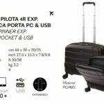 RONCATO Biz 4.0 Trolley porta pc 15.6'' espandibile Nero con usb