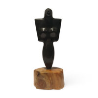 La Dea Made Statuetta in Ossidiana - Artigianato Artistico Sardo