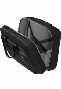 Maniglia di traino Bitubo Ruote 2 maniglia superiore 1 tasca frontale Materiale 100% R-PET Polyester Materiale idrorepellente Ecologico Water Resistant Targhetta di personalizzazione per stickers Foglio di stickers per la personalizzazione Samsonite EVOSIGHT SLIM BAILHANDLE INTERNI: Comparto principale con organizzazione interna Scomparto porta pc 17.3” Tasca per tablet 10,5" Tasca dedicata alla Powerbank Scomparto per documenti Sistema Easy Pass Easy Pass permette di gestire i cavi dei caricabatterie che, attraversando i vari comparti della borsa, consentono la carica dei dispositivi elettronici senza estrarli dalla borsa. Garanzia 2 anni su tutti i vizi di fabbrica Organizzazione interna.
