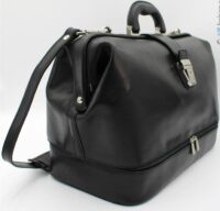 Chiarugi Made in Italy Vera Pelle Borsa da Medico doppio fondo Grande - immagine 3