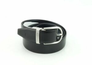 Linea : Litech Misure : Cm 3,0 Materiale : Pelle Fibbia smussata Ardiglione color acciaio Finitura liscia Accorciabile