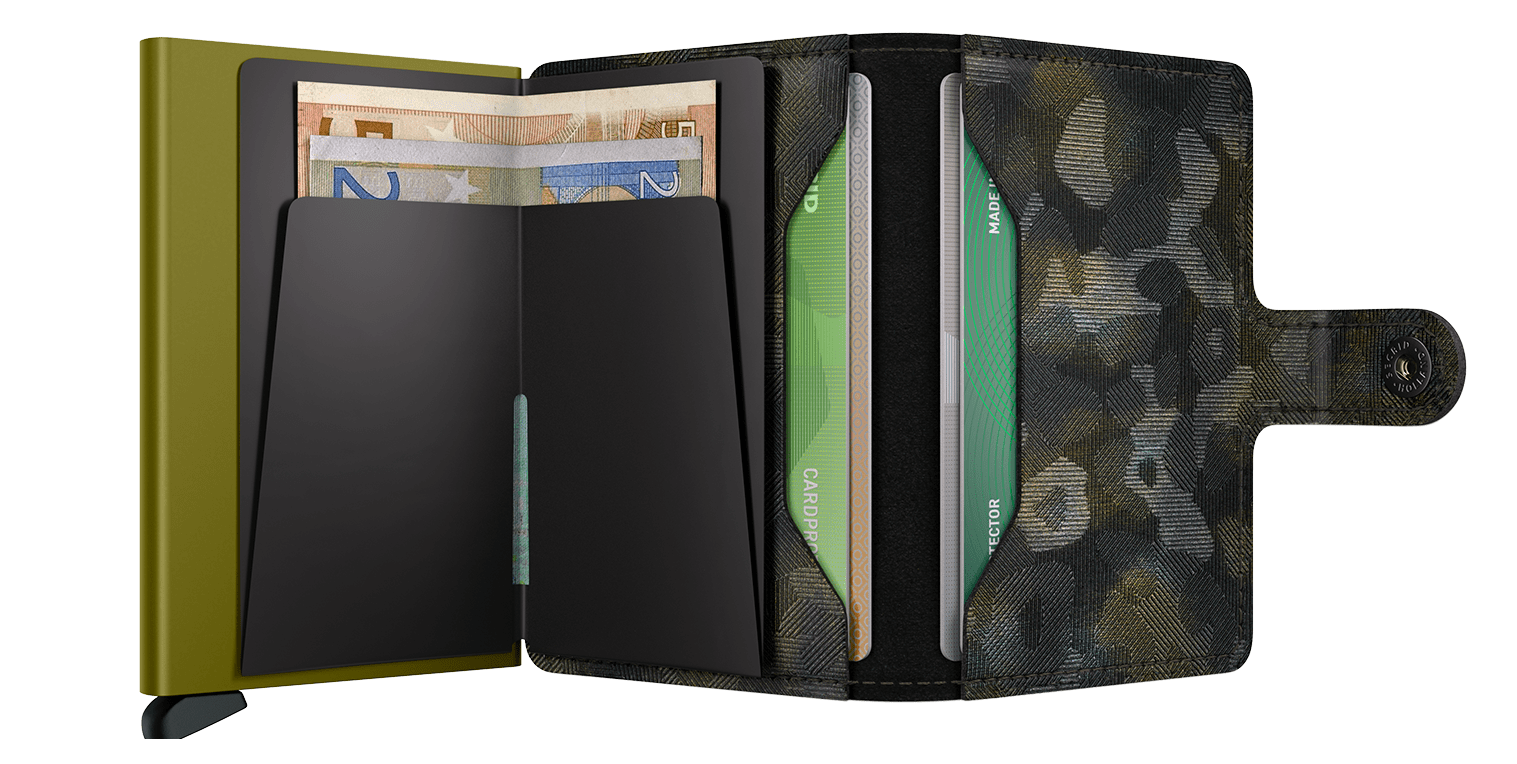 Secrid Miniwallet Jungle Vera Pelle Rfid - immagine 5