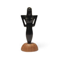 La Dea Made Statuetta in Ossidiana - Artigianato Artistico Sardo