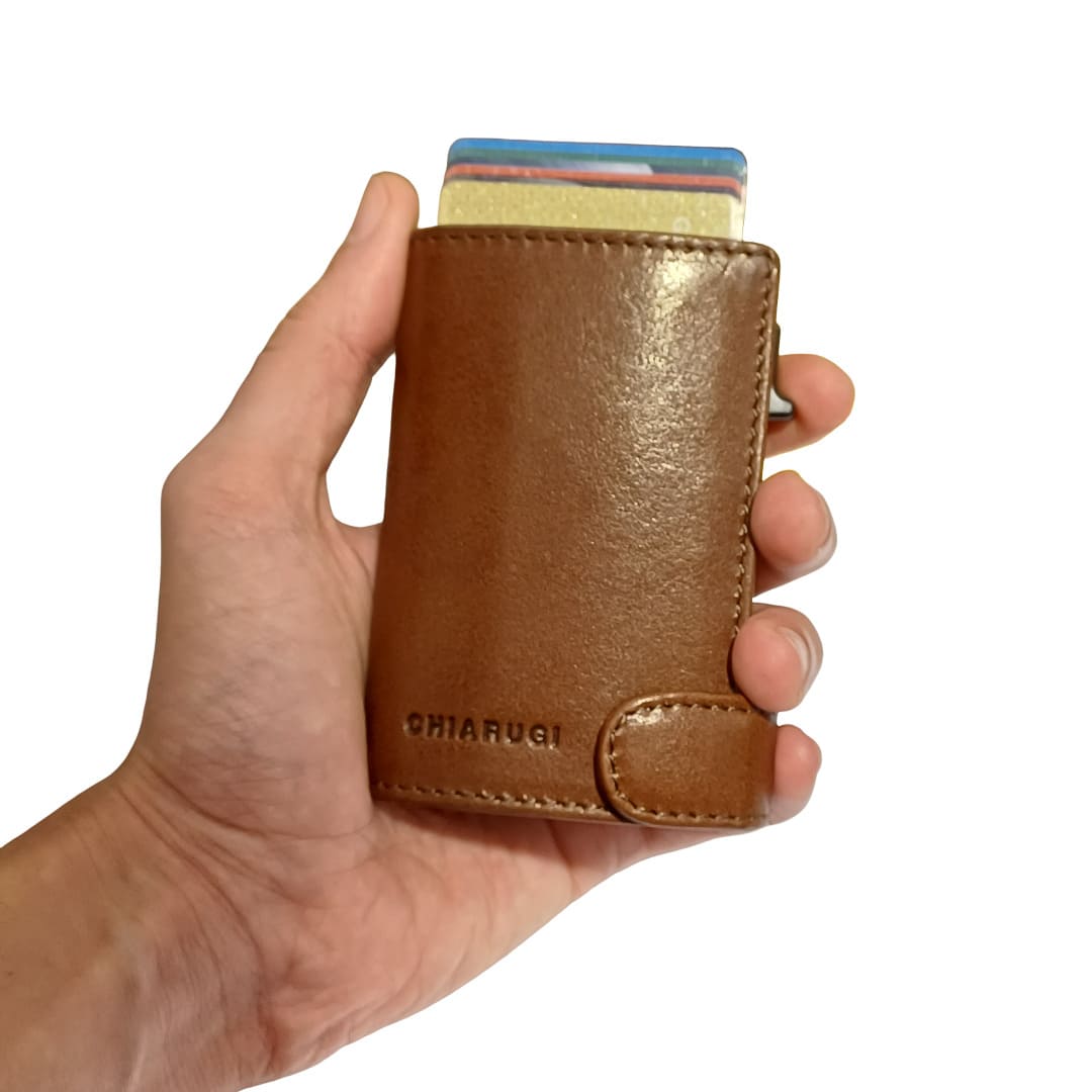 Chiarugi Portafoglio RFID Uomo Vera Pelle - immagine 5