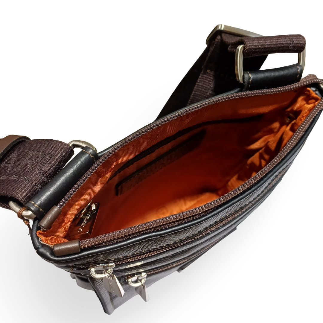 Chiarugi Borsello Crossover Slim Vera Pelle - immagine 4