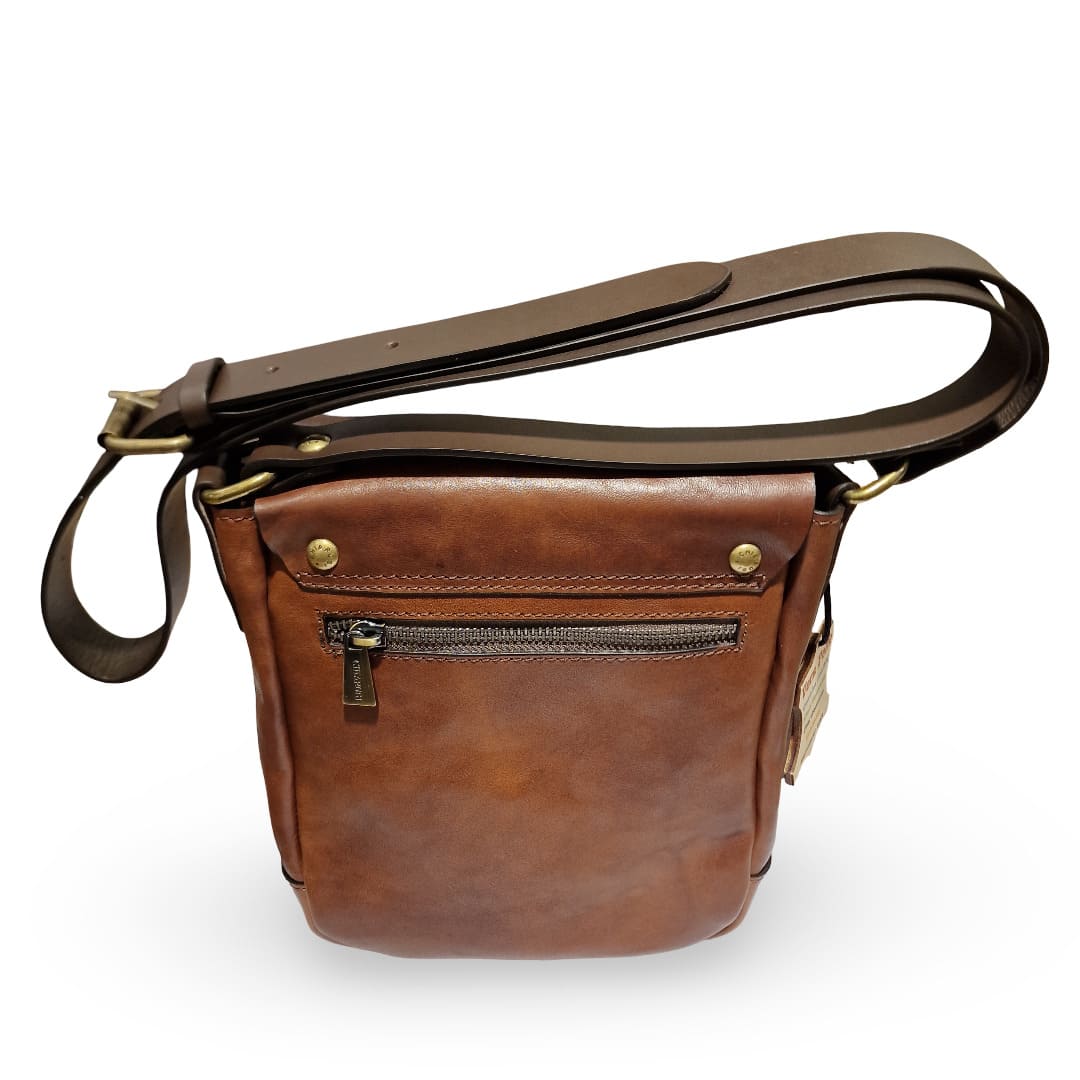 Chiarugi Borsello a Tracolla Pelle Pieno Fiore - immagine 5