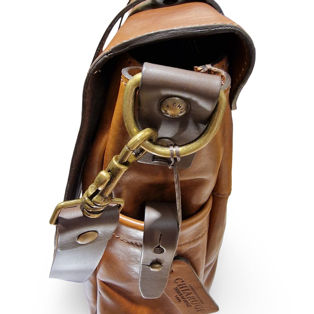 Chiarugi Borsa Porta Pc 17 " Pelle Pieno Fiore - immagine 5