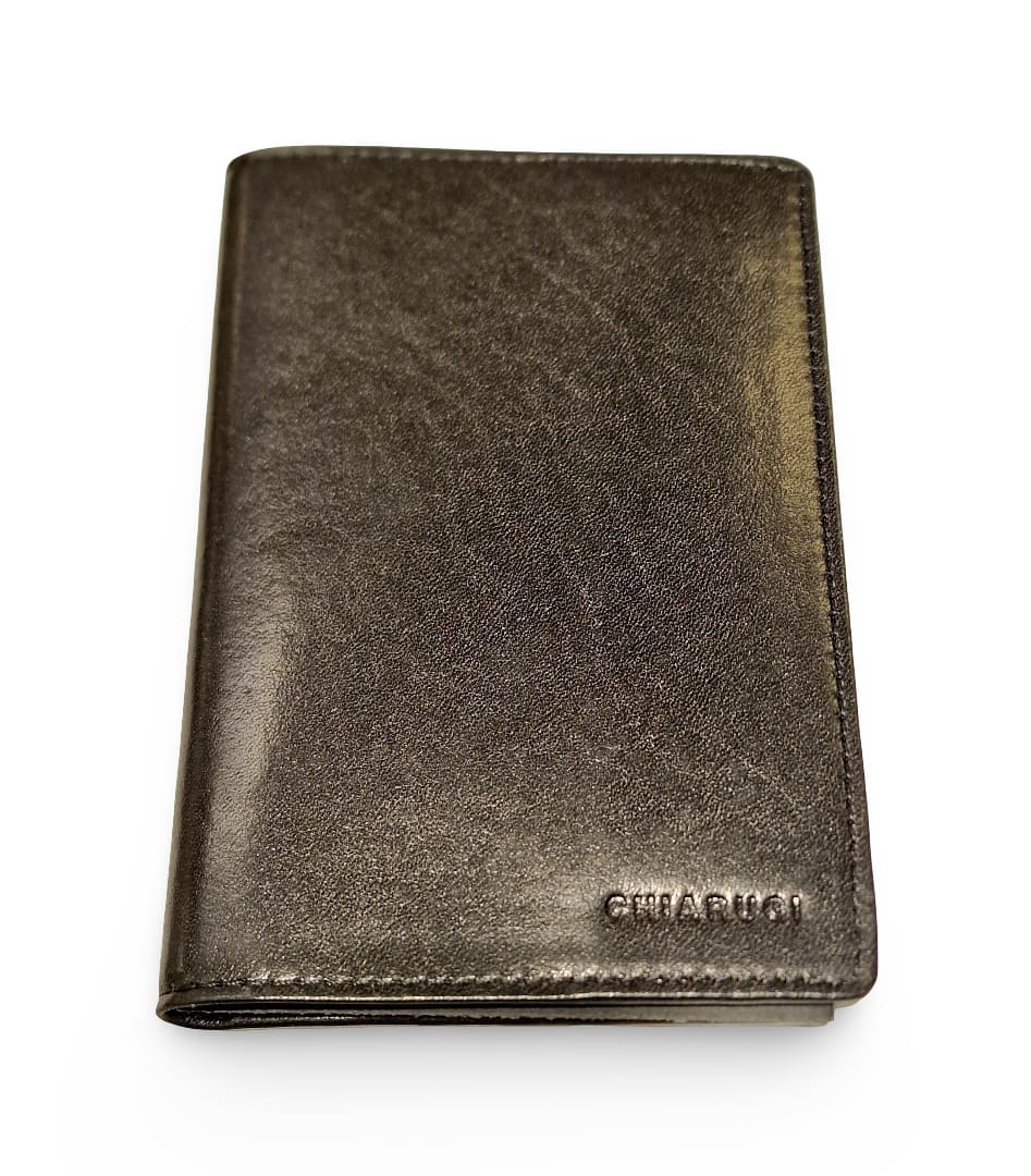 Chiarugi Porta Passaporto in Cuoio con 3 spazi porta Carte di Credito RFID - immagine 7