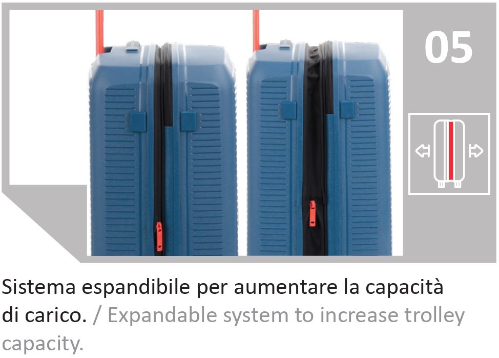 Roncato Arcade Trolley Cabina in Polipropilene - immagine 7