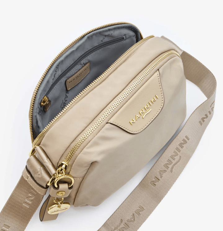 Nannini Borsa in Nylon e Vera Pelle Linea Liberty - immagine 4